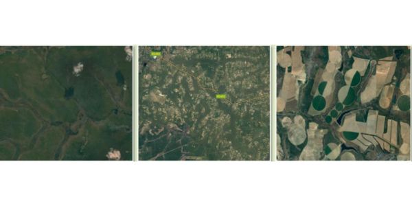 Figure 3: Showing different forms of land use in Africa – as landscapes are transformed into small scale, and then commercial agriculture, GHG emissions and carbon losses increase significantly.